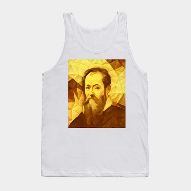 Giorgio Vasari Golden Portrait | Giorgio Vasari Artwork 9 Tank Top by JustLit